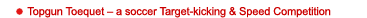 Topgun Toequet – a Soccer Target-kicking & Speed Competition 